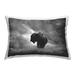 Stupell Cloudy Bison Portrait Decorative Printed Throw Pillow Design by Steve Toole
