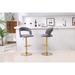 Velvet Swivel Barstools Set of 2 Counter Height Bar Stools Bar Chairs