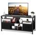 TV Stand, Entertainment Center with Fabric Drawers