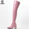 Wome sexy Mode neue Frühling Herbst Overknee High Top Damen elegante Stiefel dünne Absätze Schuhe