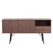 Mid-Century Modern Sideboard TV Stand - Versatile Storage Console with 2 Doors, 2 Drawers, and Anti-Topple Design