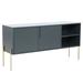 64'' Mid Century Sideboard Buffet Table or TV Stand for Living Room & Kitchen - Modern Console with Ample Storage