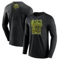 "T-Shirt manches longues WWE Randy Orton Daddy's Back Snakeskin - Noir - Homme - Homme Taille: XL"