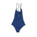 Tavik Swimwear One Piece Swimsuit: Blue Print Swimwear - Women's Size Small