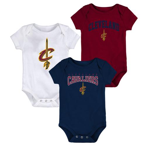 3er-Pack Cleveland Cavaliers Strampler – Neugeborene