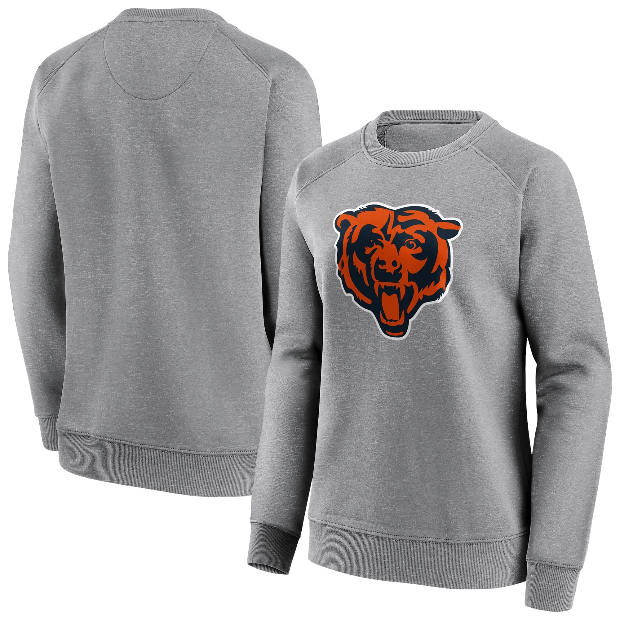 Chicago Bears Rundhals-Sweatshirt mit neutraler Farbe und Logo - Damen