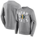 Utah Jazz True Classic Grafik-Sweatshirt mit Rundhalsausschnitt – Herren