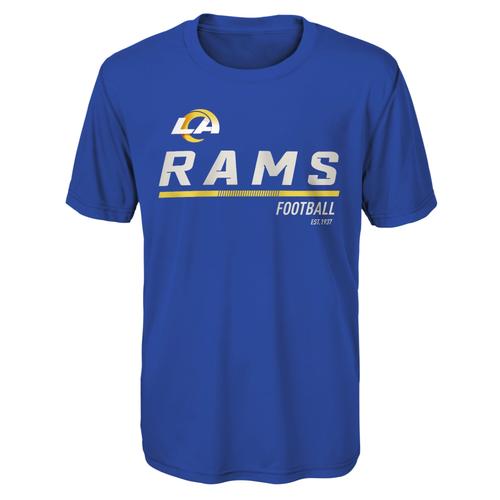 Los Angeles Rams Engage Poly Dri-Tek T-Shirt - Junior