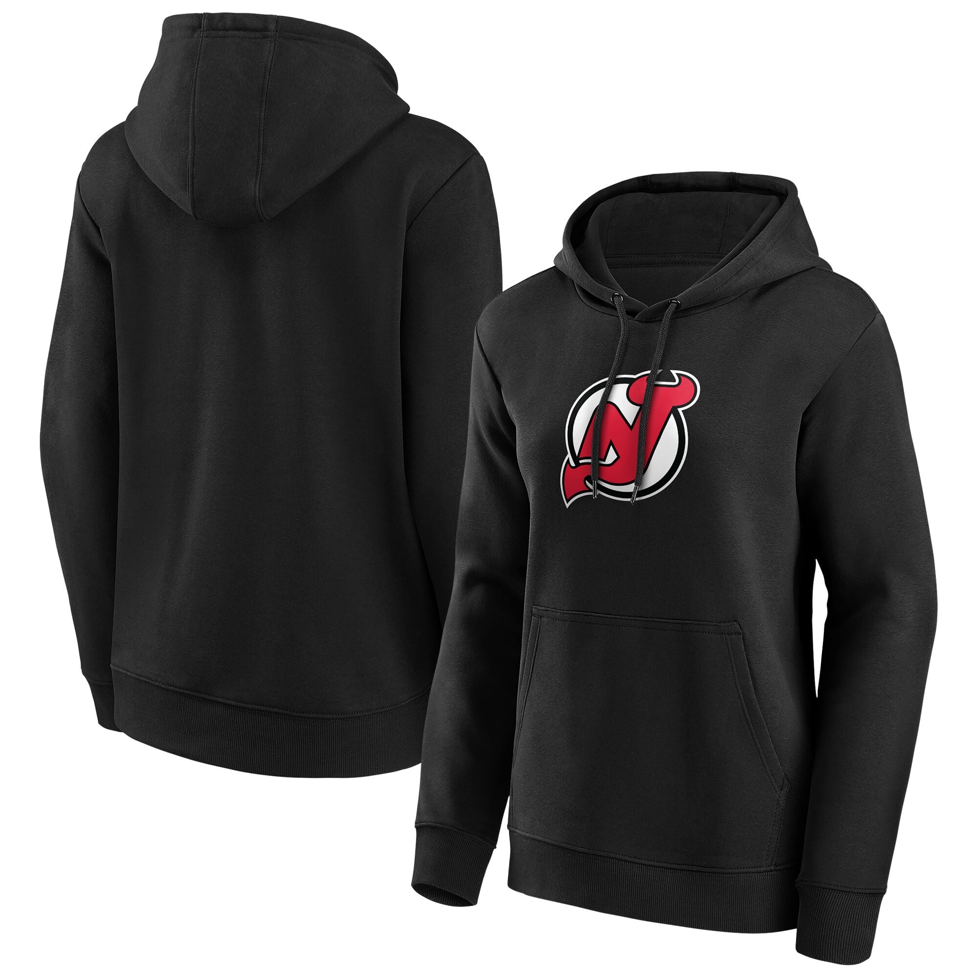 New Jersey Devils Fanatics Branded Primary Logo Graphic Hoodie – Damen