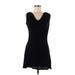 Venus Casual Dress - Sheath: Black Solid Dresses - Women's Size Small