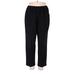 Alfred Dunner Casual Pants - High Rise: Black Bottoms - Women's Size 16