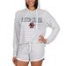 Women's Concepts Sport Cream Boston College Eagles Visibility Long Sleeve Hoodie T-Shirt & Shorts Set