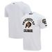 Men's Pro Standard White Colorado Buffaloes Classic Stacked Logo T-Shirt