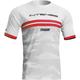 Thor Intense Assist Decoy Maillot vélo, blanc-rouge, taille M