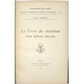 Le Livre de recettes d'un Dabtara abyssin. GRIAULE Marcel [Fine] [Hardcover]