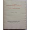 The Earlier Cambridge Stationers & Bookbinders and the First Cambridge Printer George J. Gray [Near Fine] [Hardcover]