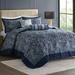 Aubrey Bedspread Bed Set Navy, King, Navy