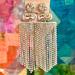 Anthropologie Jewelry | Hp Nwt Anthropologie Deepa Beaded Crystal Fringe Chandeliers | Color: Silver | Size: Os