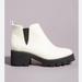 Anthropologie Shoes | Bc Footwear Fight For Your Right Boho Peasant Rock Combat Hipster Hip Ankle Boot | Color: Black/White | Size: 7