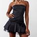 Urban Outfitters Dresses | Archive At Urban Outfitters Collection Aria Corsage Mini Dress | Color: Black/Gray | Size: S