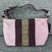 Coach Bags | Coach Pink & Purple Suede Clutch | Color: Pink/Purple | Size: Os