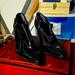 Nine West Shoes | Nine West Designer Shoe Boots, Sz 8m, Black Patent Leather, Pointed Toe, 3" | Color: Black | Size: 8