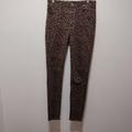 American Eagle Outfitters Jeans | American Eagle Brown Animal Print Super Hi-Rise Jegging 4 Short | Color: Black/Brown | Size: 4