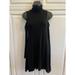 American Eagle Outfitters Dresses | American Eagle Cotton Knit Dress Sz S Women's Cold Shoulder Soft N Sexy | Color: Black | Size: S