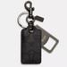 Coach Accessories | Coach Bottle Opener Key Fob In Signature Canvas | Color: Black | Size: Os