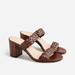 J. Crew Shoes | J Crew Lucie Braided-Strap Sandals In Italian Leather In Brown Size 9 1/2 Bp565 | Color: Brown | Size: 9.5