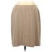 Mix by Tahari ASL Casual Skirt: Brown Solid Bottoms - Women's Size 16