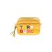 Tory Burch Leather Clutch: Orange Print Bags