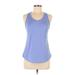 Fila Sport Active Tank Top: Blue Activewear - Women's Size Medium