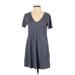 Z Supply Casual Dress - Shift: Gray Dresses - Women's Size Small