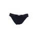 Robin Piccone Swimsuit Bottoms: Blue Swimwear - Women's Size Small