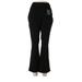 Simply Vera Vera Wang Jeans - High Rise Flared Leg Boyfriend: Black Bottoms - Women's Size 12 - Black Wash