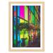 Casa Fine Arts Colorful Facade Framed On Paper by Felix Dubois Print Paper in Green/Indigo | 43 H x 31 W x 1.25 D in | Wayfair 76644-01