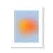 Casa Fine Arts Neon Orange Glow Print by My Mind Paper in Blue/Orange | 10 H x 8 W x 1.25 D in | Wayfair 73496-01