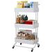 COOSEON 54" H x 44" W Utility Cart in White | 35 H x 44 W x 54 D in | Wayfair JXC-005