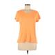 Adidas Active T-Shirt: Orange Activewear - Women's Size Medium