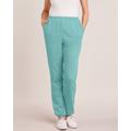 Blair Better-Than-Basic Elastic-Waist Fleece Pants - Blue - MED - Petite Short