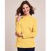 Blair Women's Essential Knit Long Sleeve Mock Top - Yellow - XL - Womens