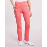 Blair DenimEase Flat-Waist Pull-On Jeans - Pink - 18W - Womens