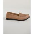 Blair Women's Dr. Max™ Leather Loafers - Tan - 6.5