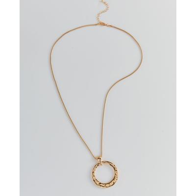 Blair Women's Circle Pendant Necklace - Yellow