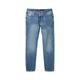 TOM TAILOR DENIM Herren Loose Straight Fit Jeans, blau, Uni, Gr. 36/34