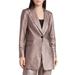 Longlinge Faux Leather Blazer At Nordstrom