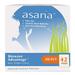 Asana Woman Natural Period Pads - Heavy Flow Absorbency with Wings Chlorine Free Ultra Thin Fast Absorbency. (Heavy 42 Count)