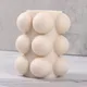 3D geometrische Zylinder Kerze Silikon form Blase Kugel Säule Handwerk Duft kerze Gips Schimmel Harz