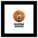 Gallery Pops NBA Boston Celtics - Drip Basketball Wall Art Black Framed Version 12 x 12